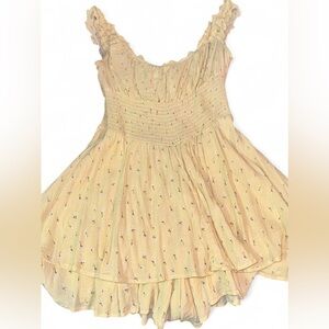 Cotton On Yellow/Floral Romper/Playsuit from Australia Size US 10